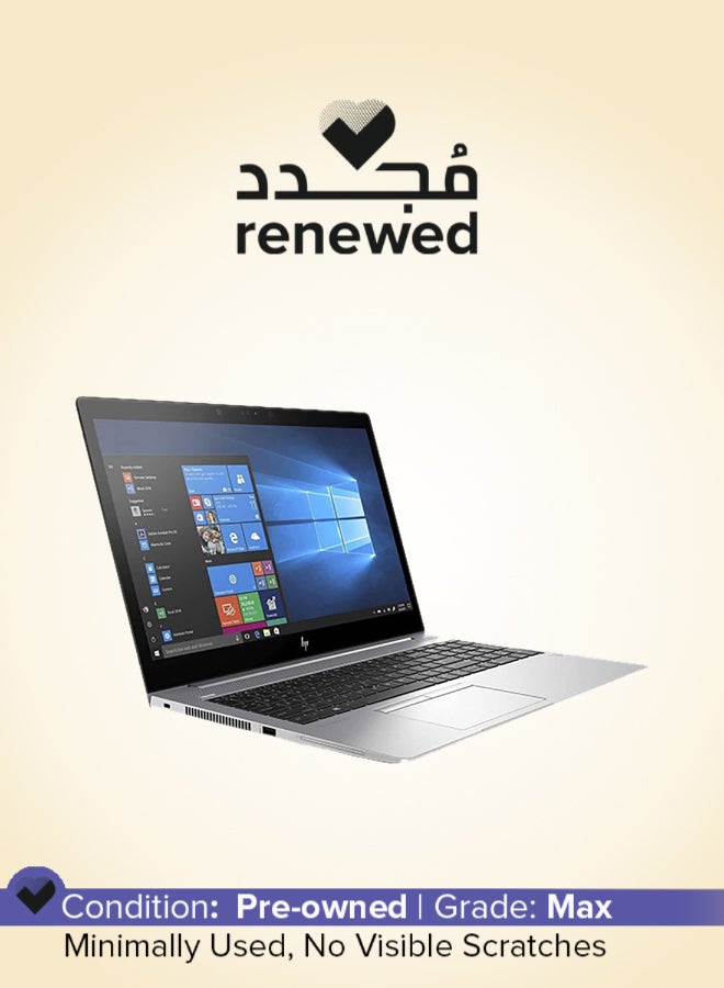 HP Renewed - EliteBook 850 G5 Laptop With 15.6-inch FHD Display,Core i7 Processor/8th Gen/8GB RAM/256GB SSD/Intel HD Graphics english Black English Black - Image 1