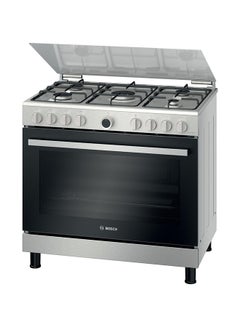 BOSCH Freestanding 5-Burner Gas Cooker HGV1F0U59M Stainless Steel/Black  - Image 1