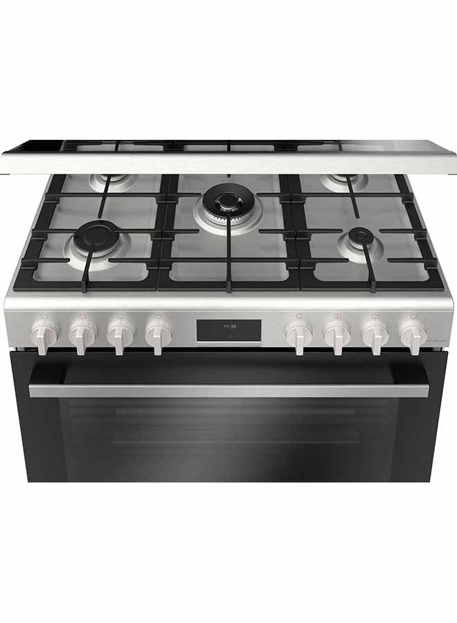 BOSCH Freestanding 5-Burner Gas Flame Failure Safety HGX5H0Q59M Stainless Steel/Black - Image 2