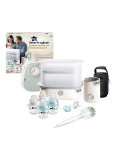 tommee tippee Baby Closer To Nature Complete Feeding Kit, 0 Months +,  White  - Image 3