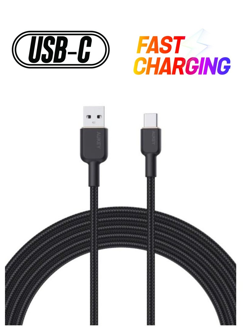 كابل USB-A إلى USB-C مضفر من النايلون بطول 1 متر - pnsku/N53420858A/45/_/1738232932/da500d3d-3b8b-4a18-b2b7-11e118ec1e9c