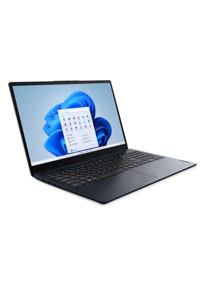 Lenovo - Lenovo Ideapad 1 Laptop, Intel Celeron N4020, 15.6 Inch FHD, 256GB SSD, 8GB RAM, Intel HD Graphics, Windows 11 - English/Arabic Blue - Image 1