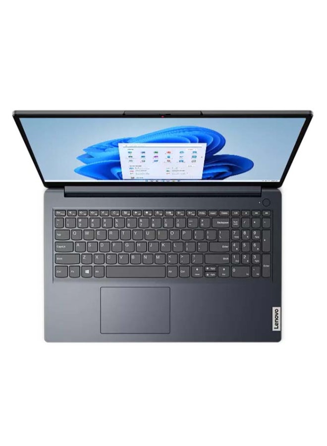 Lenovo - Lenovo Ideapad 1 Laptop, Intel Celeron N4020, 15.6 Inch FHD, 256GB SSD, 8GB RAM, Intel HD Graphics, Windows 11 - English/Arabic Blue - Image 1