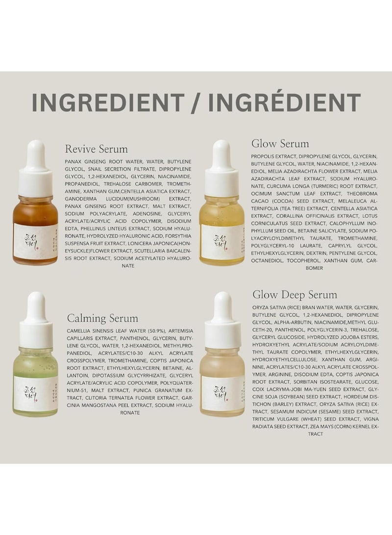 Beauty of Joseon - Hanbang Serum Discovery Kit, 4 Serums Kit Each 10Ml 40ml - Image 1