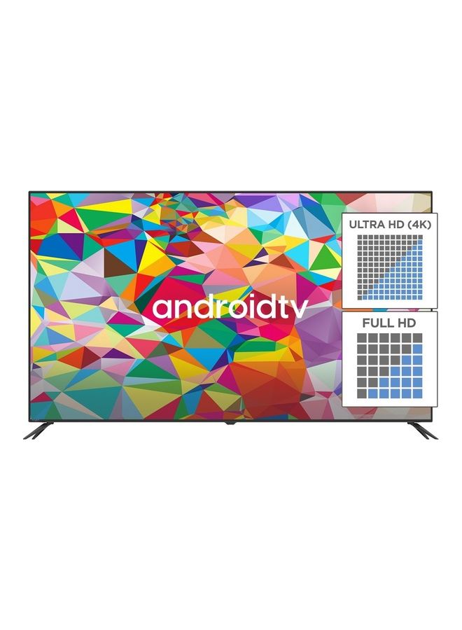 دانسات - شاشة ذكية مقاس 70 بوصة بدقة فائقة الوضوح 4K (أندرويد) DTD7021BU/DTD70BU أسود DTD7021BU/DTD70BU - Image 1