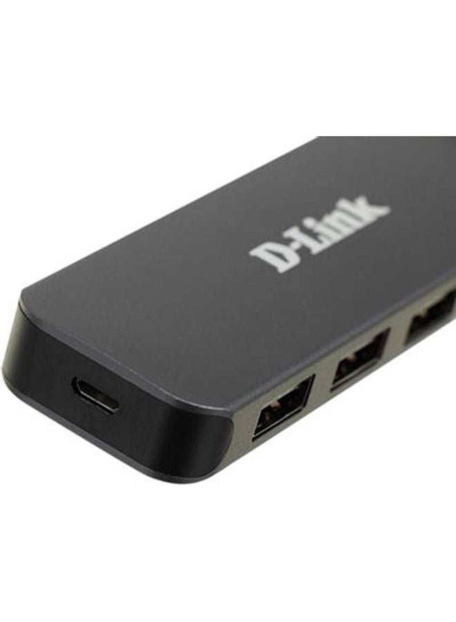 دي لينك DUB-H4 4 منافذ USB  - Image 4