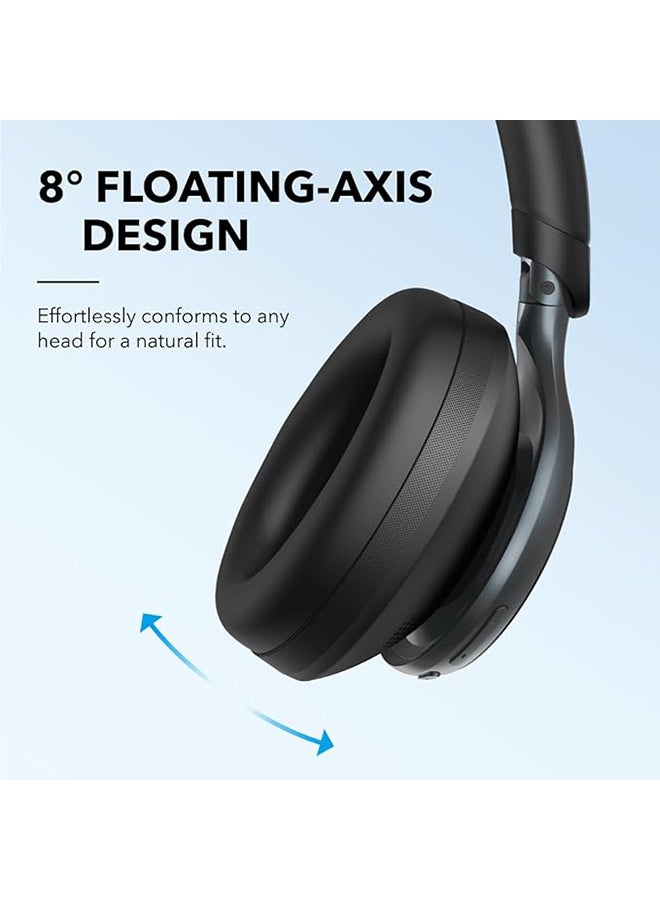 Space One Over-Ear Wireless Bluetooth Headphone Black
