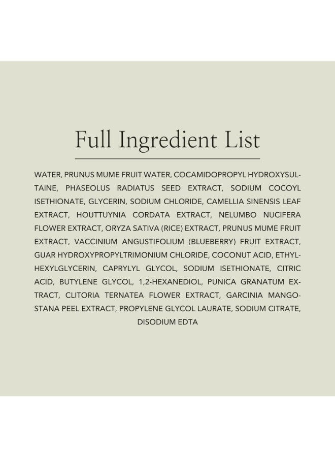 Green Plum Refreshing Cleanser Gel Type Deep Pore Cleansing, Acne Face Wash, Blackhead Remover for All Skin Types, Korean Skincare 100ml, 3.38 fl.oz Clear - https://f.nooncdn.com/p/pnsku/N53421309A/45/_/1707995666/ff423b86-72d0-4971-9ff7-9246b19c5b16.jpg?width=original