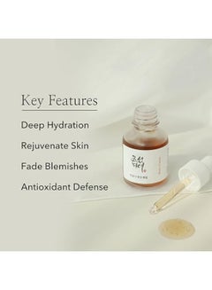 Beauty of Joseon Revive Serum Snail Mucin Ginseng Hydrating Repairing Peptide Facial Moisturizer, Dark Spot Acne Scar Dull Skin Fine Lines, Korean Skin Care for Men and Women, 30ml Red 30ml  - Image 5