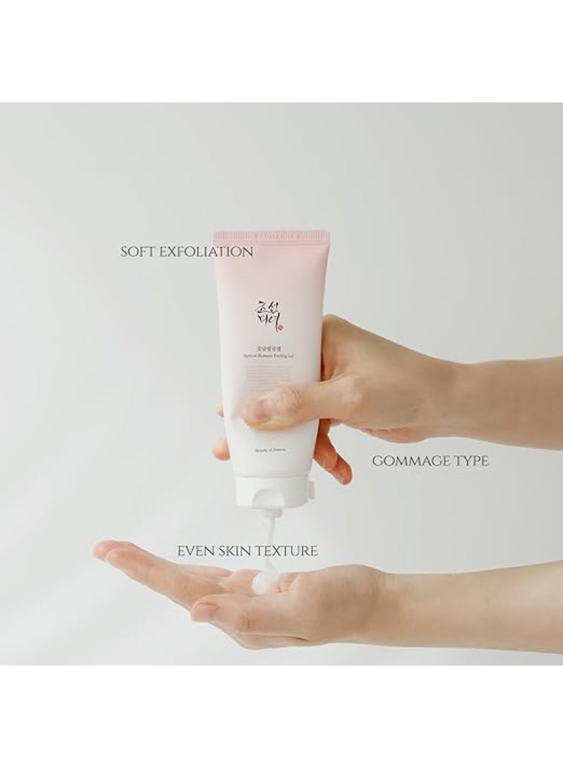 Beauty of Joseon Apricot Blossom Peeling Gel Soft Exfoliating Face and Body Scrub Dead Skin Cells Remover for All Skin Types, Korean Skincare for Men Women, 100ml White 100ml  - Image 4