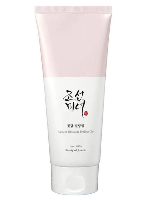 Apricot Blossom Peeling Gel Soft Exfoliating Face and Body Scrub Dead Skin Cells Remover for All Skin Types, Korean Skincare for Men Women, 100ml White 100ml