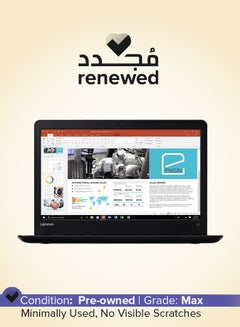 Renewed - ThinkPad 13 Laptop With 13.3-Inch HD Display,Intel Core i5-6th Gen Processor/8GB DDR4 RAM/256GB SSD/Windows 10 Pro English Black