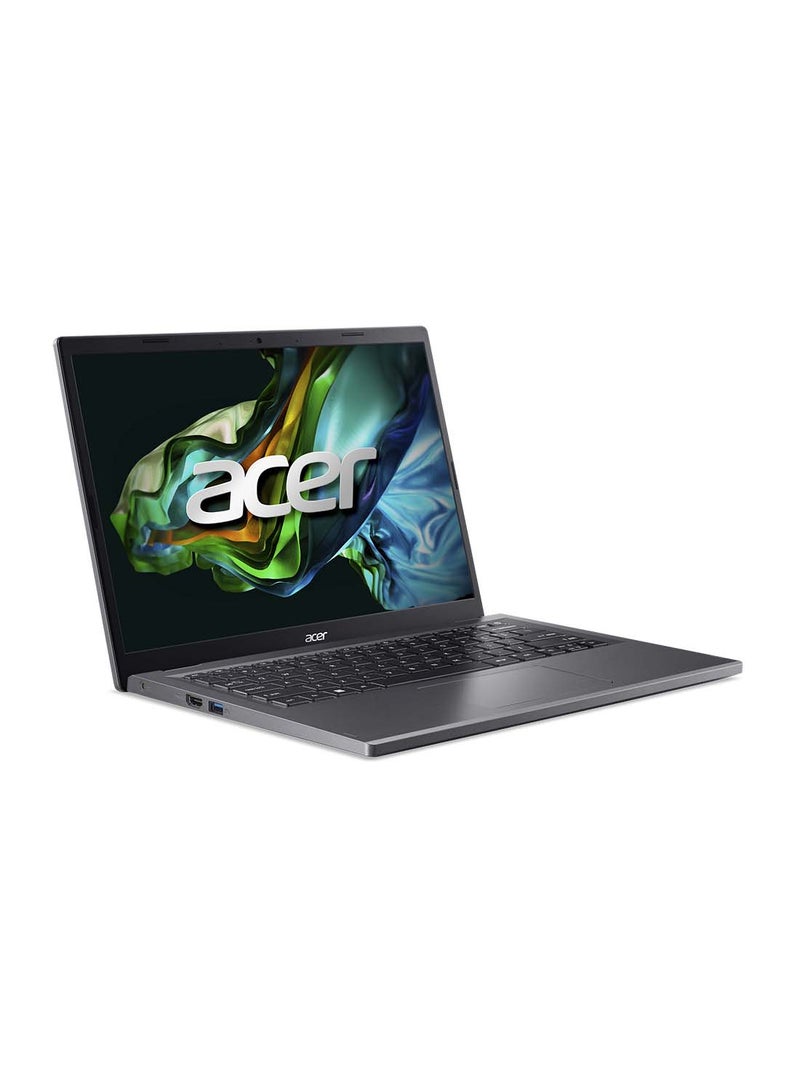 Acer - Aspire 5 Laptop With 14-Inch Display, Core i7-1355U Processor/16GB RAM/1TB SSD/Intel Iris XE Graphics/Windows 11 English/Arabic Grey - Image 1