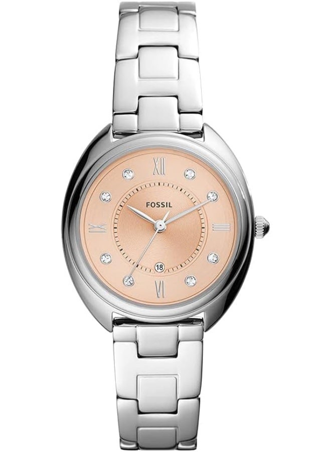 FOSSIL Women's Analog Round Shape Stainless Steel Wrist Watch ES5146 - 34 Mm  - Image 2