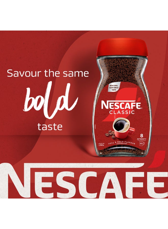 نسكافيه - Classic Strong Taste, Glass , 190g - Image 1