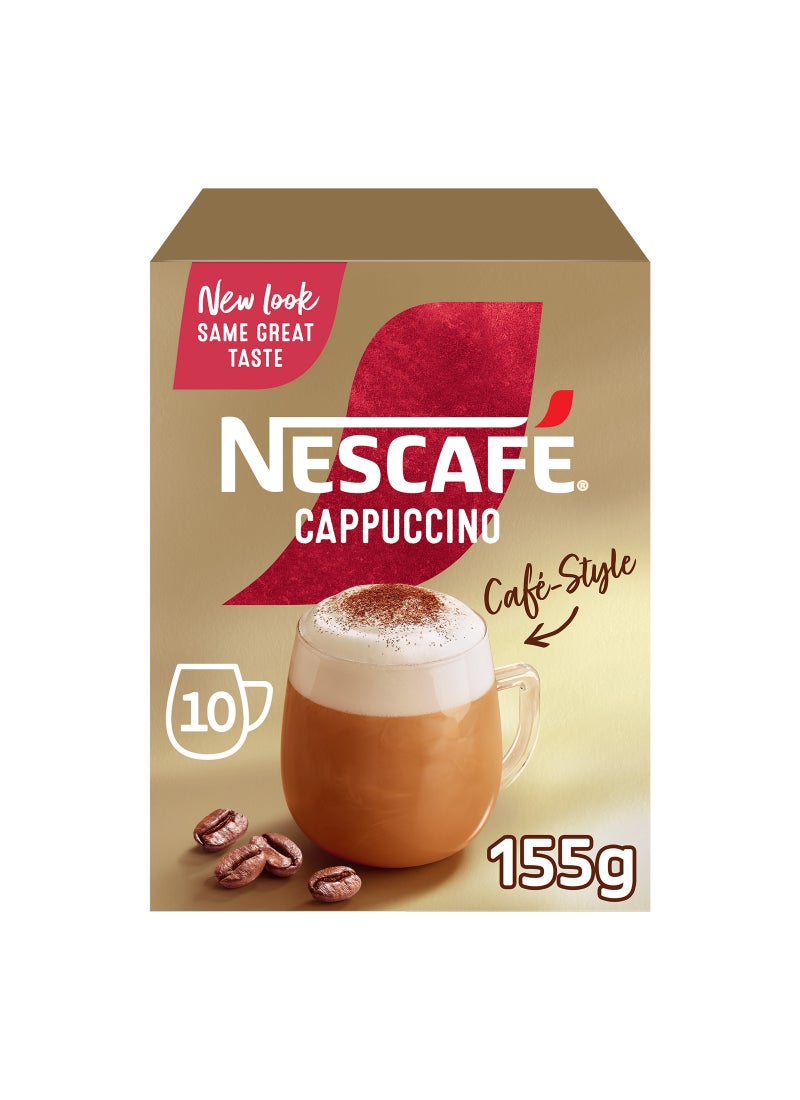 قهوة جولد كابتشينو ميكس 10 ظرف