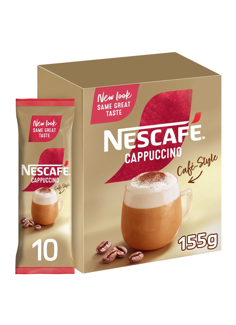 قهوة جولد كابتشينو ميكس 10 ظرف