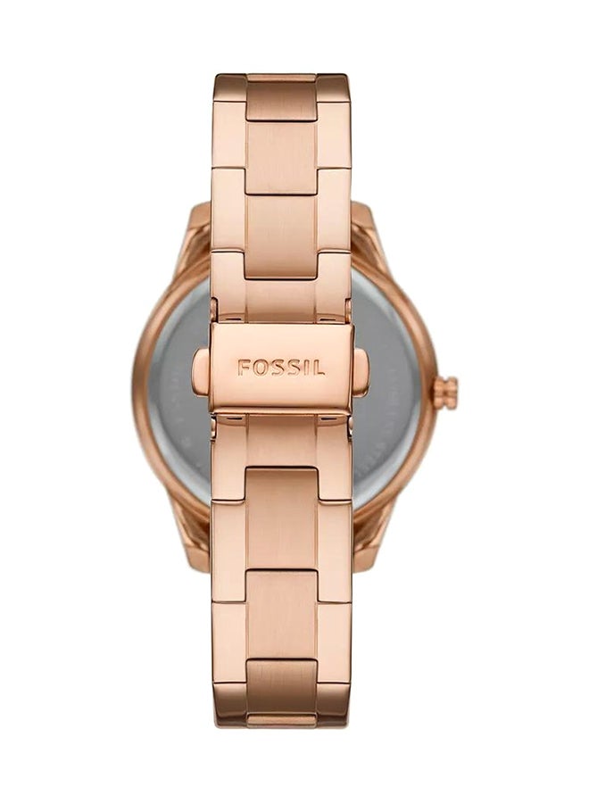 FOSSIL Women's Analog Round Shape Stainless Steel Wrist Watch ES5109 - 37 Mm  - Image 4