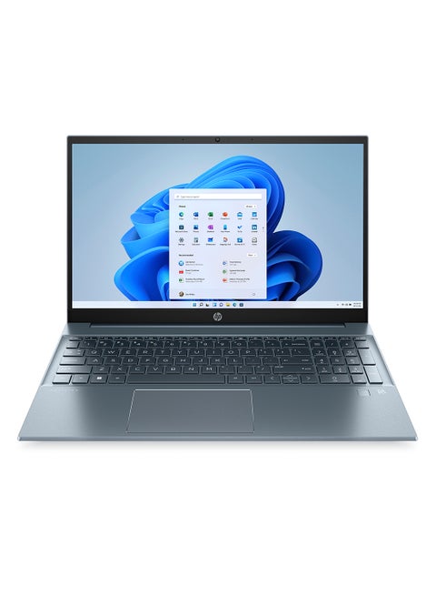 Pavilion (2023) 15-eh3003ne Laptop With 15.6-Inch Display, AMD Ryzen 7-7730u Processor/16GB RAM/512GB SSD/AMD Radeon Graphics/Windows 11 Home/ English/Arabic Blue