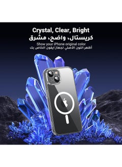 Ugreen iPhone 15 Plus Magsafe Case Clear【N52 Stronger Magnets】【Shockproof Military-Grade Protection】iPhone 15 Plus Cover Anti-Yellow &Anti-Scratch, Ultra Slim, Magnetic Cover for 15 Plus 6.7inch Clear Clear  - Image 3
