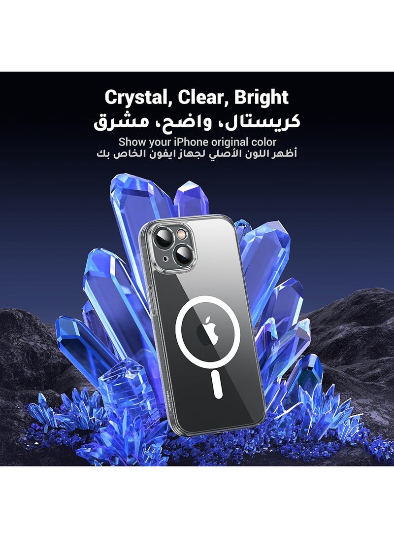 Ugreen - iPhone 15 Plus Magsafe Case Clear【N52 Stronger Magnets】【Shockproof Military-Grade Protection】iPhone 15 Plus Cover Anti-Yellow &Anti-Scratch, Ultra Slim, Magnetic Cover for 15 Plus 6.7inch Clear Clear - Image 1