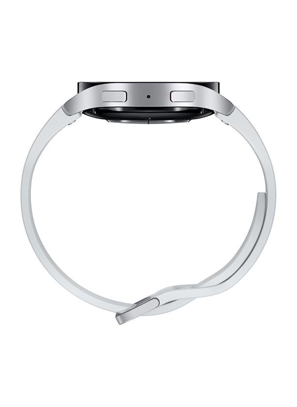 سامسونج ساعة جالاكسي 6 مقاس 44 ملم بنظام تحديد المواقع العالمي (GPS) باللون الفضي - Image 5