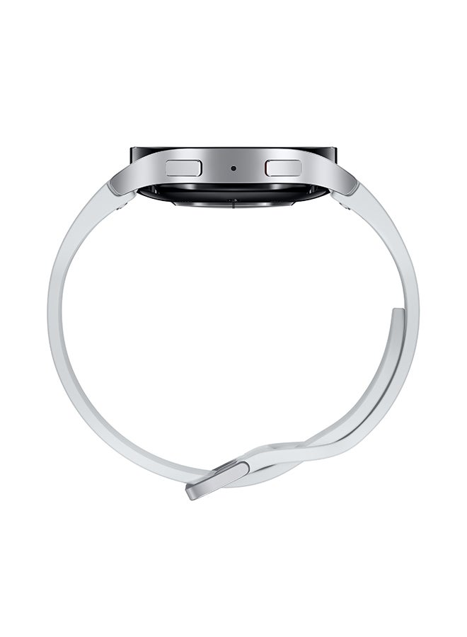 سامسونج ساعة جالاكسي 6 مقاس 44 ملم بنظام تحديد المواقع العالمي (GPS) باللون الفضي - Image 5