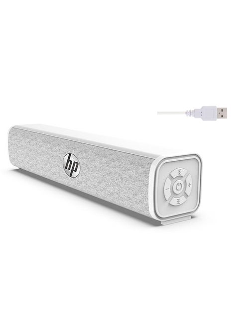 WS1 Pro Wired Bluetooth Speaker Desktop Laptop Home Office White