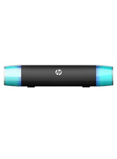 HP DHE-6010S Rgb Lighting Wired Speaker Outdoor Portable Laptop Audio USB Connection With Bluetooth Function Black  - Image 3