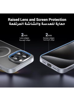 يو جرين حافظة لايفون 15 برو ماكس ماج سيف  6.7“، مغناطيس أقوى N52، حماية من الدرجة العسكرية مقاومة للصدمات، مضادة لبصمات الأصابع ومضادة للخدش،المغناطيسي النحيف مضادة للأصفرار  - Image 5