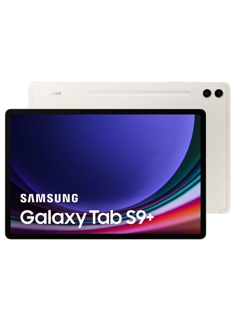 سامسونج جالاكسي تاب S9 بلس، بيج، 12 جيجابايت رام، 512 جيجابايت، 5 جي - إصدار الشرق الأوسط - Image 1