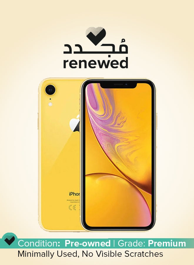 Apple Renewed - iPhone XR 128GB Yellow 4G With Facetime - International Version  - Image 1