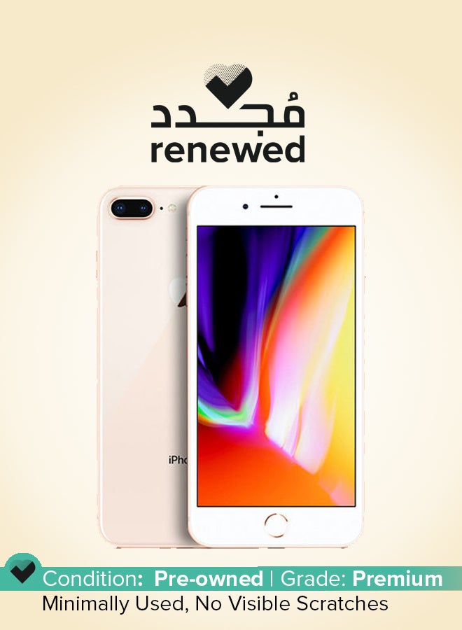 Apple Renewed - iPhone 8 Plus With Facetime Gold 256GB 4G LTE - Image 1