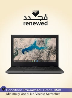 Renewed - 100e Chromebook Laptop With 11.6-Inch Display, AMD A4 Processor/Chrome OS/4GB RAM/32GB eMMC/Integrated Radeon R4 Black Black