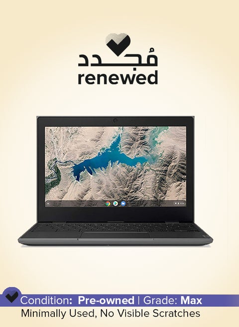 Renewed - 100e Chromebook Laptop With 11.6-Inch Display, AMD A4 Processor/Chrome OS/4GB RAM/32GB eMMC/Integrated Radeon R4 Black Black