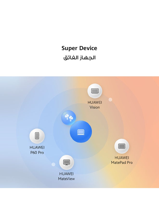 HUAWEI - MateBook 16s Laptop With 16-Inch Display, Core i9-13900H Processor/16GB RAM/1TB SSD/Intel UHD Graphics/Windows 11 Home English/Arabic Space Gray - Image 1