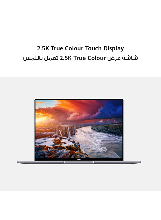 HUAWEI - MateBook 16s Laptop With 16-Inch Display, Core i9-13900H Processor/16GB RAM/1TB SSD/Intel UHD Graphics/Windows 11 Home English/Arabic Space Gray - Image 1