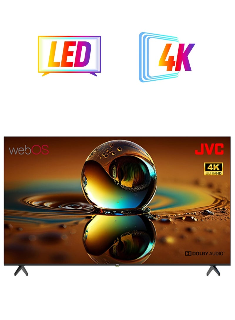 جي في سي تلفزيون ذكي 70 بوصة بدون حواف 4K UHD WebOS Hub مع بلوتوث، صوت دولبي، DVB T2/S2، جهاز تحكم عن بعد سحري  - Image 1