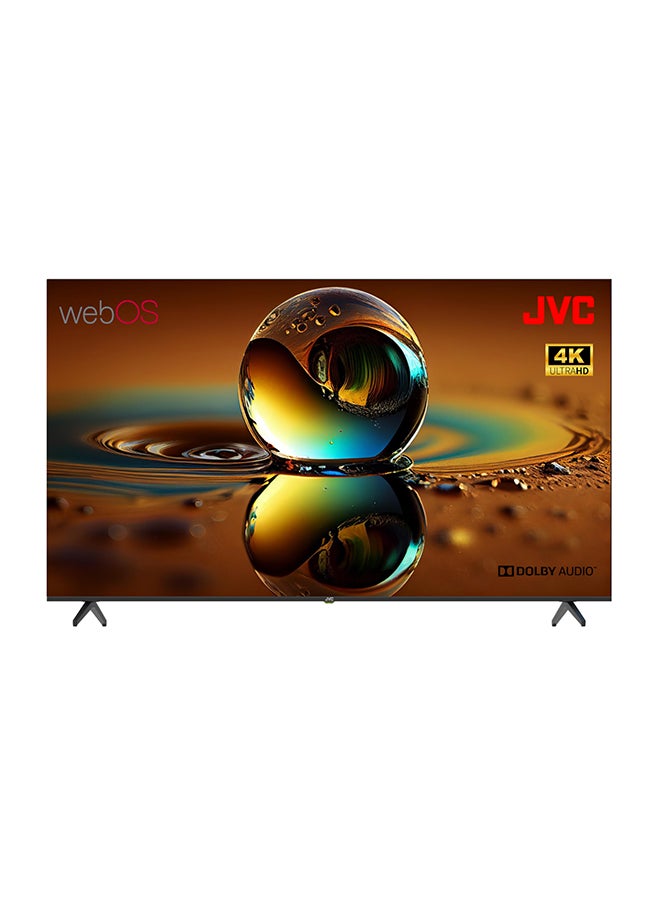JVC 70 Inch Edgeless 4K UHD WebOS Hub Smart TV With Bluetooth, Dolby Audio, DVB T2/S2, Magic Remote LT-70N7145 Black - Image 1