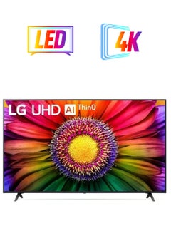 LG 4K 50 Inch Smart LED TV 50UR801C0LJ Black