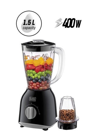 Blender With Grinder And Mills 1.5 L 400 W BX365J-B5 Black - pnsku/N53423020A/45/_/1746519998/77f46c93-c64f-4aa6-a5a5-a598c29aeb0d