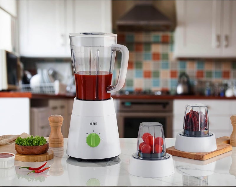 براون خلاط كهربائي سعة 1.75 لتراً وقوة 500.0 وات JB0123WH أبيض/أخضر 1.75 L 500 W JB0123WH - Image 5