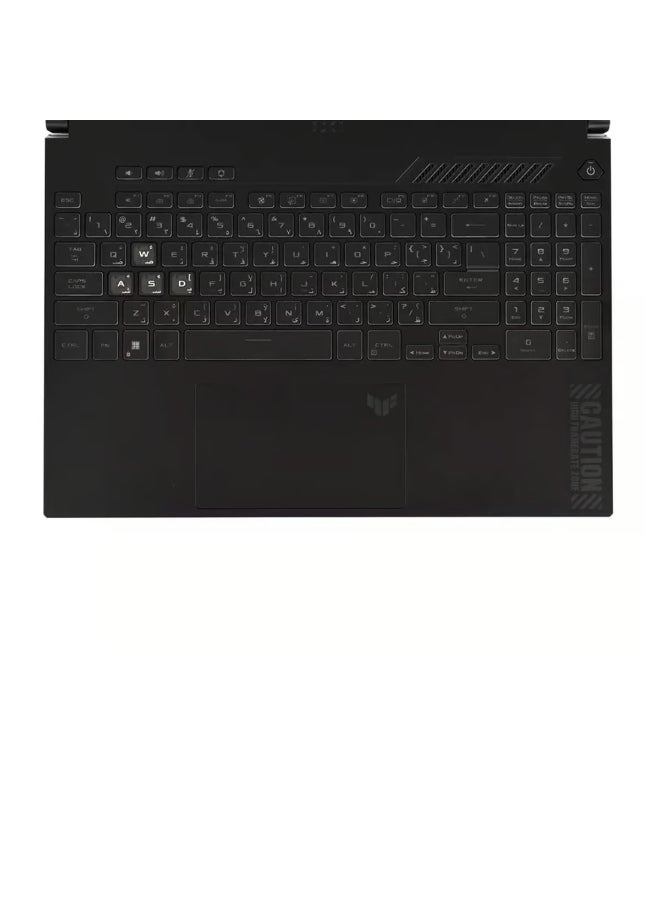 ASUS - TUF Gaming A15 Laptop With 15.6-Inch 144Hz Display, AMD Ryzen 7-7735HS Processor/8GB RAM/512GB SSD/Windows 11/6GB Nvidia GeForce RTX4050 English/Arabic Mecha Grey - Image 1