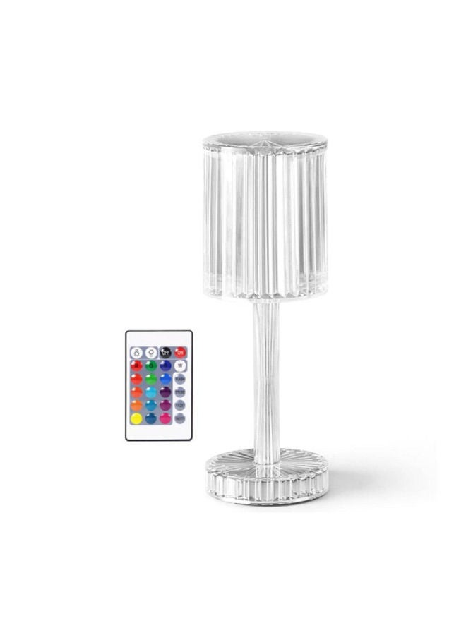 ADDFiT Table Night Light Romantic Light Modern Design Clear - Image 1