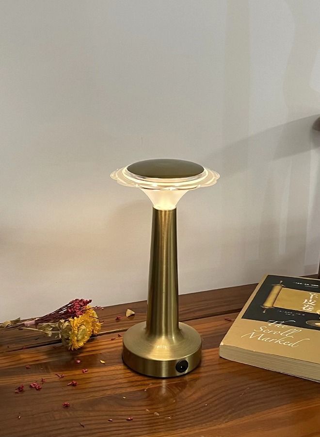 آد فيت مصباح LED مكتبي ذهبي مع حساس مستشعر ذهبي - Image 4