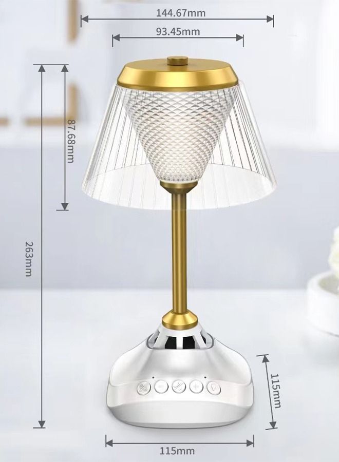 ADDFiT Table Lamp Of Holy Quran With Bluetooth Speaker White - Image 4