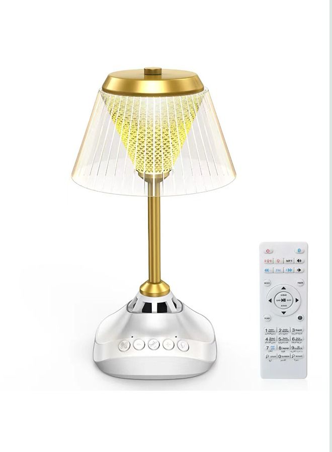 ADDFiT Table Lamp Of Holy Quran With Bluetooth Speaker White - Image 3