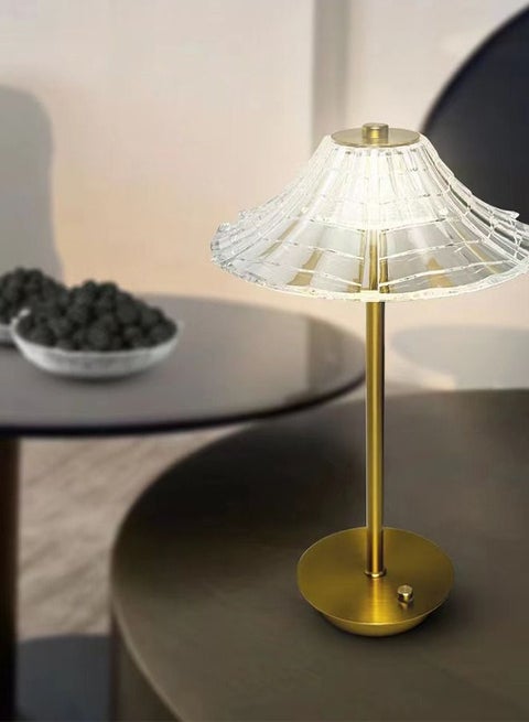 LED Desk Lamp With Sensor Gold