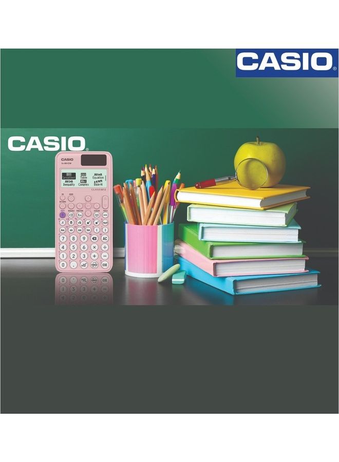 كاسيو آلة حاسبة علمية باللون الوردي - FX-991CW-PK - Image 3