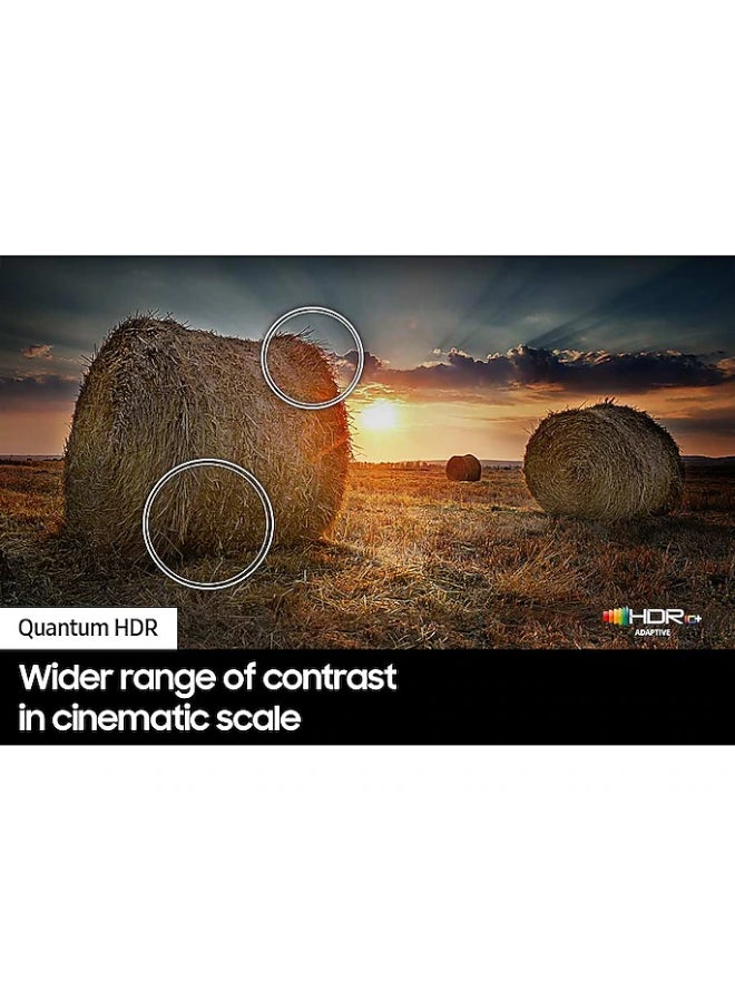Samsung - Samsung 55 Inch 4K UHD Smart QLED TV with Built in Receiver - 55Q60CA black - Image 1
